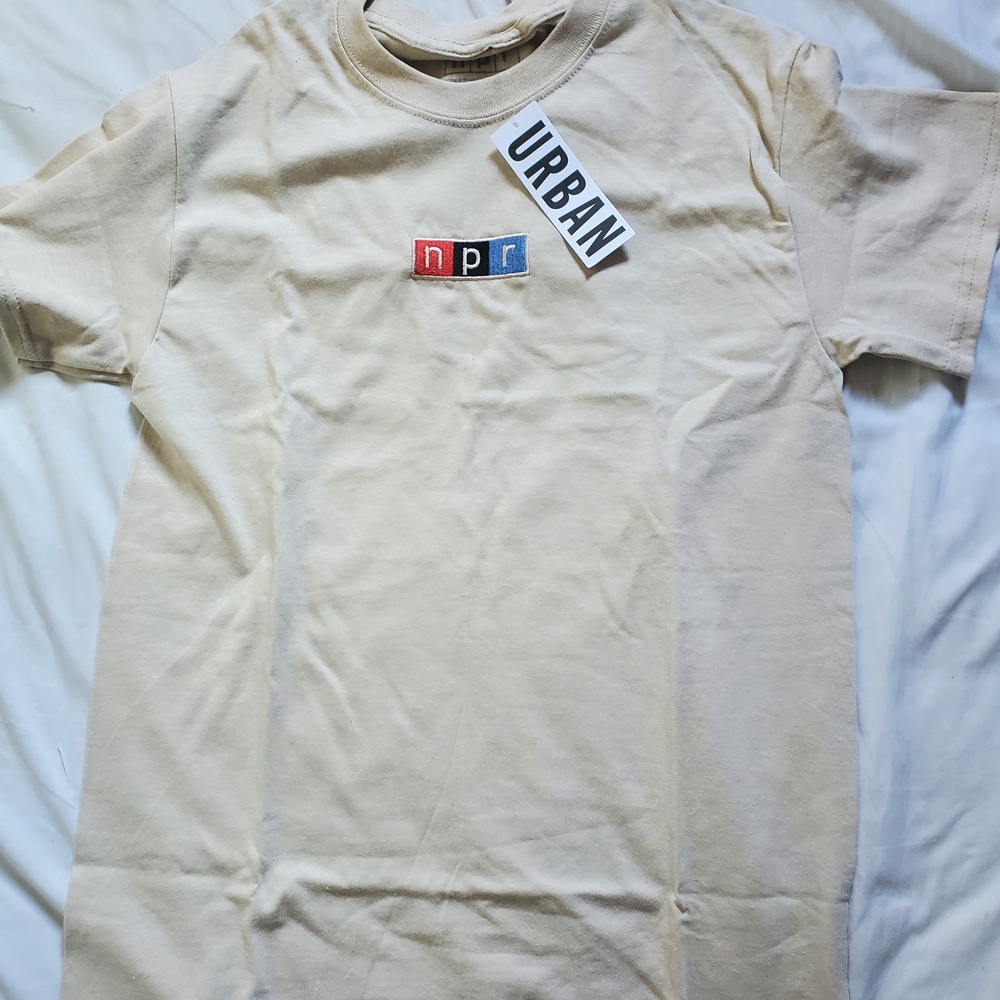 Urban Outfitters NPR Tan Graphic Tee